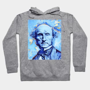 John Stuart Mill Portrait | John Stuart Mill Artwork | John Stuart Mill Painting 13 Hoodie